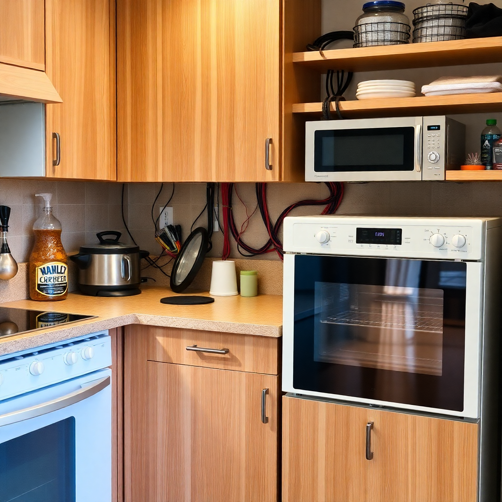 compact home appliance wiring harness for kitchen appliances and electronics