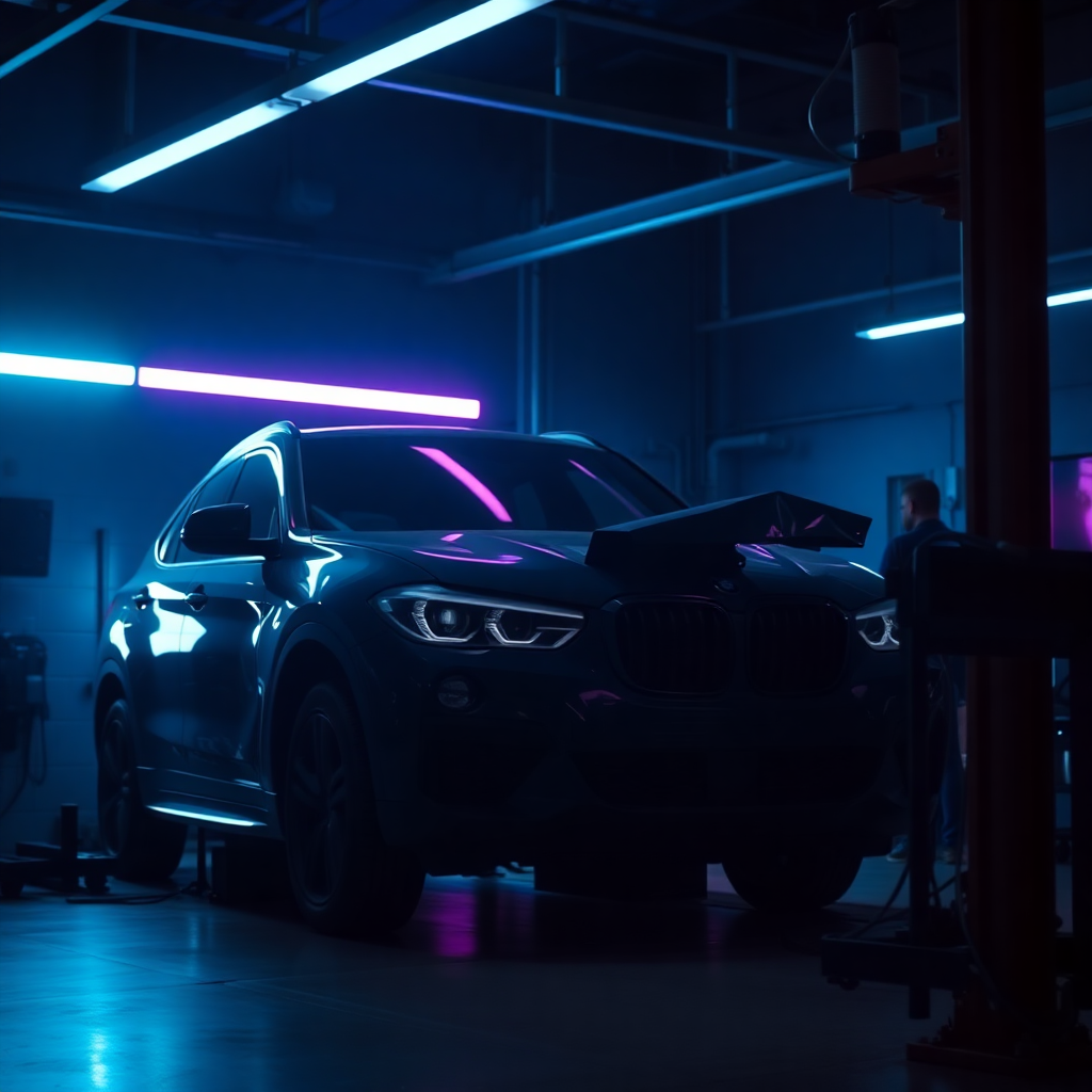 Collision repair shop