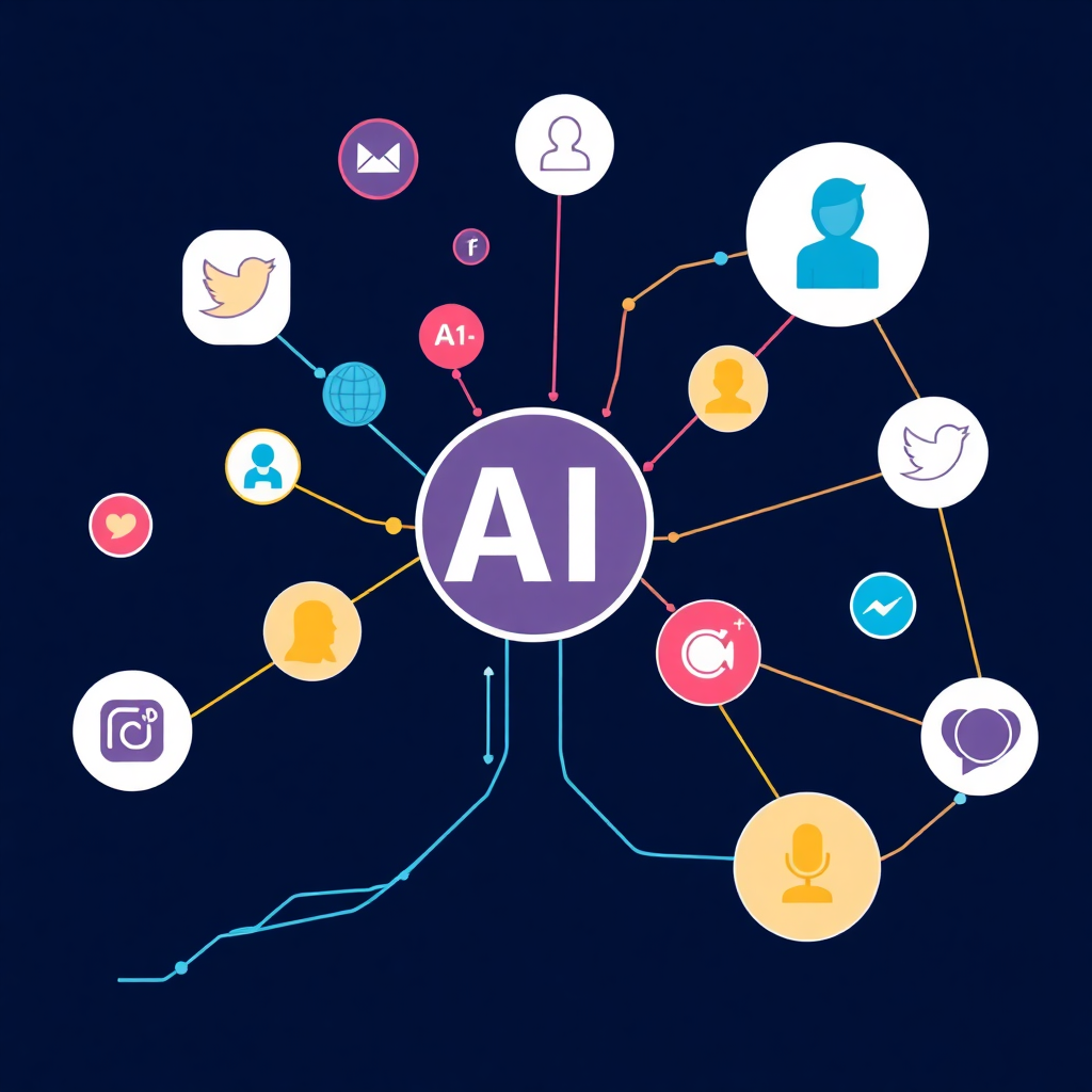 AI strategy dashboard illustration