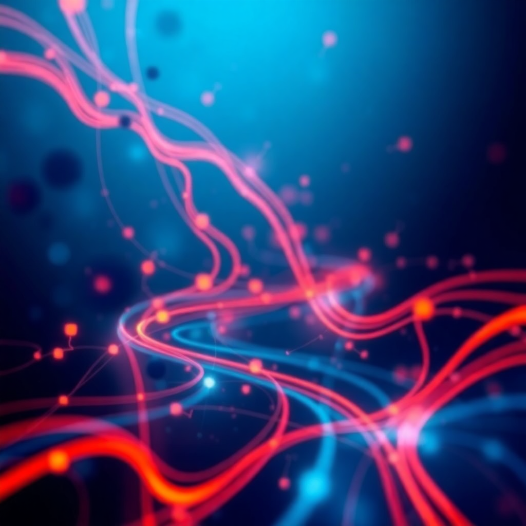 Abstract tech music cover