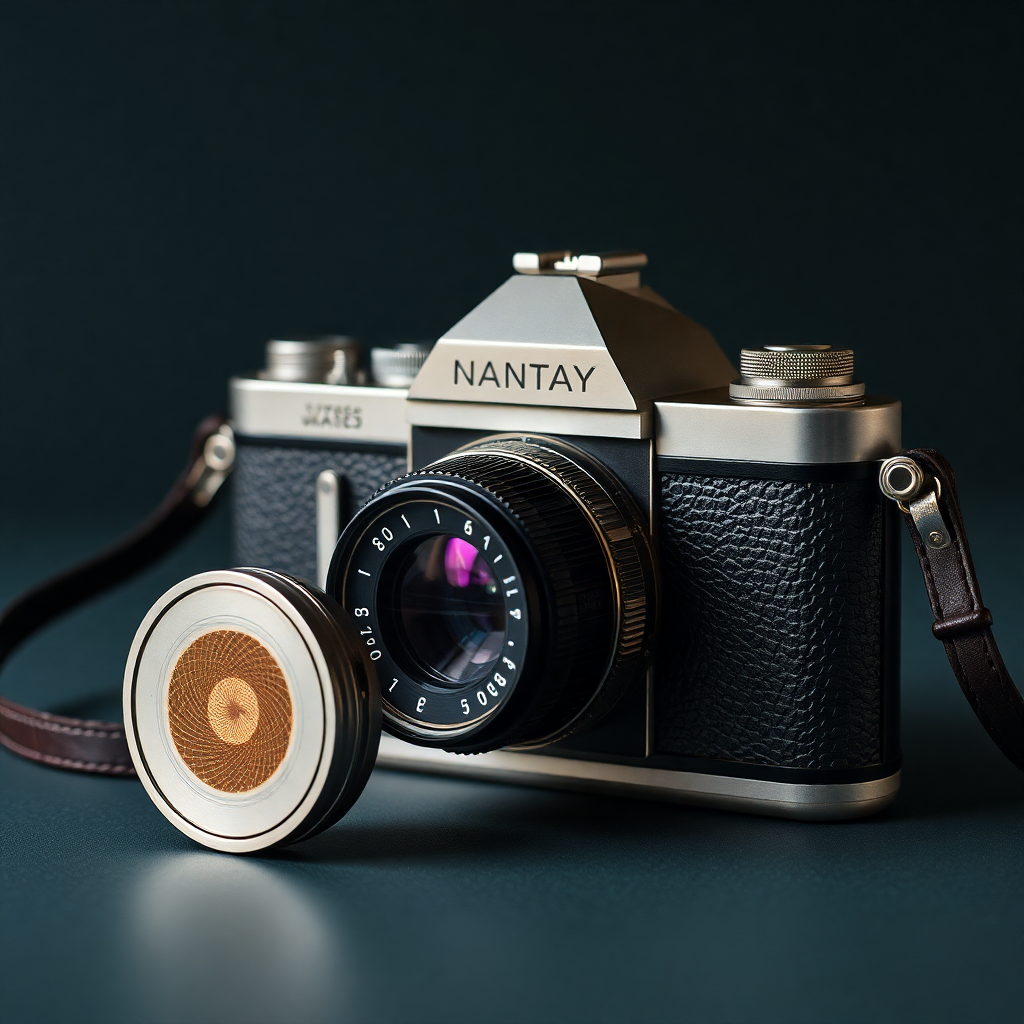 vintage camera photography equipment product shot