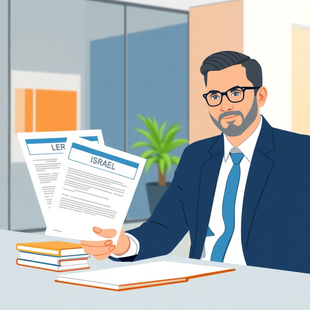 Professional business compliance illustration