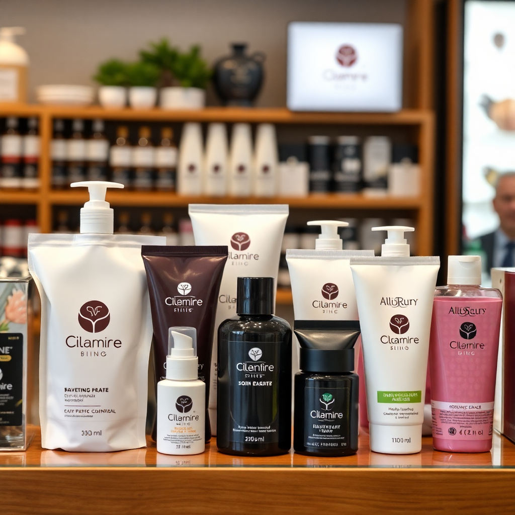 Branded products display
