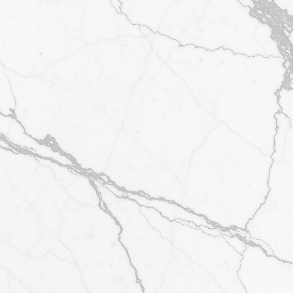 close up texture of white calacatta marble with grey veins