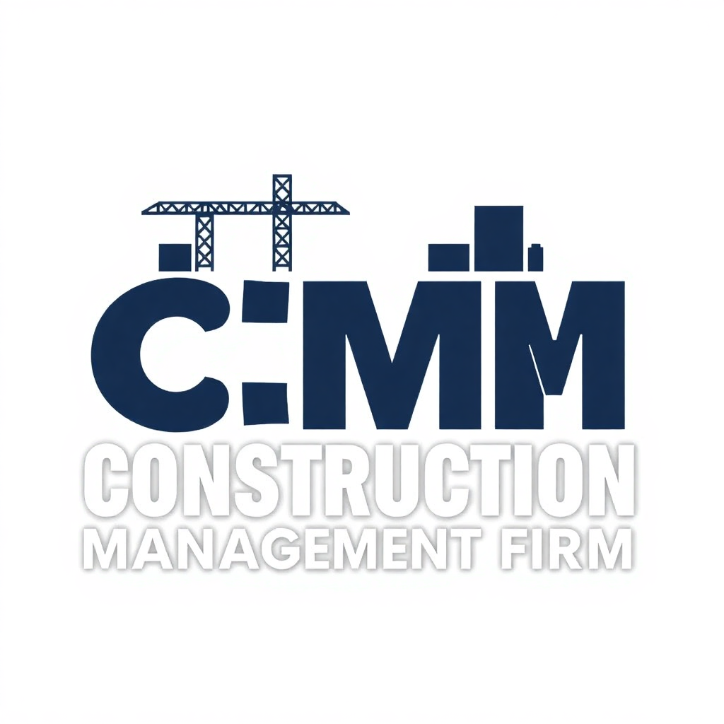 construction management firm logo