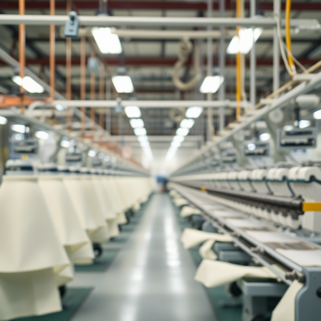 Usine textile moderne