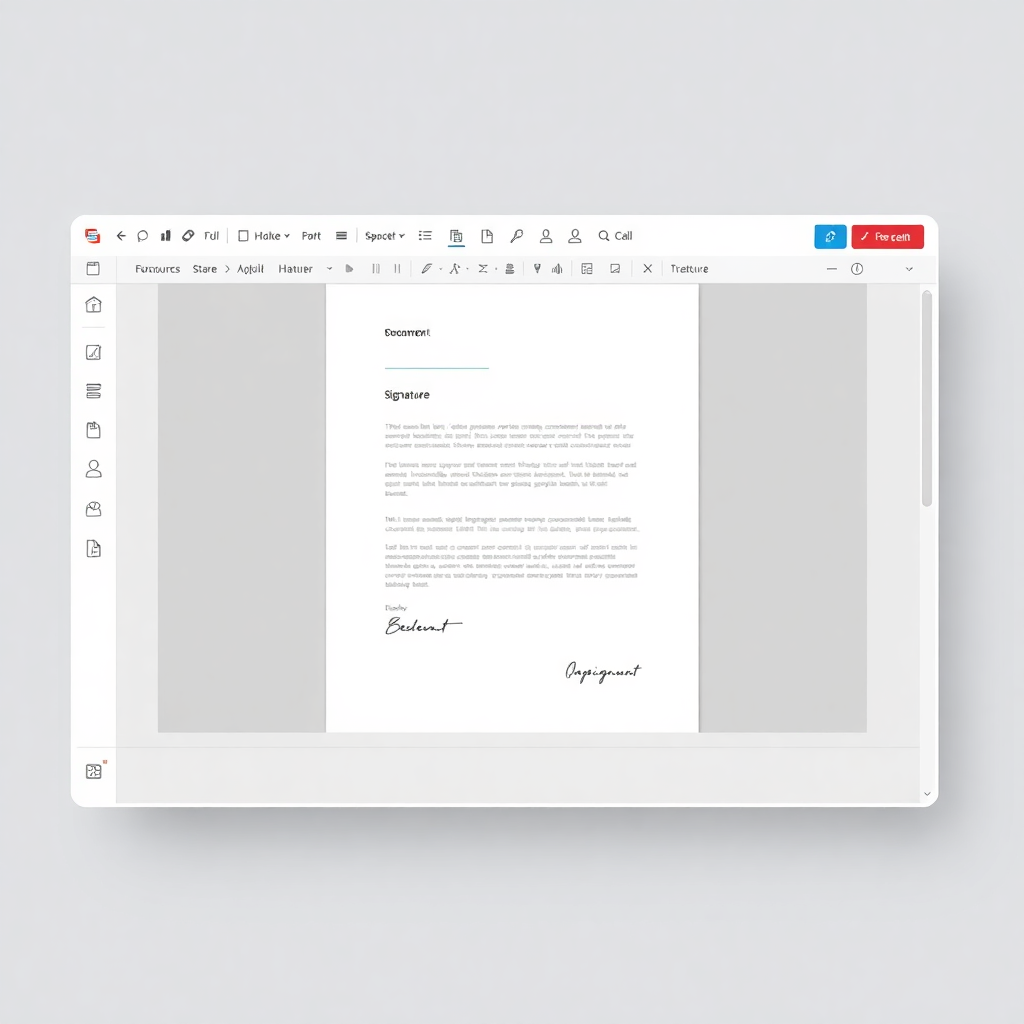 Document editor with drag and drop signing fields