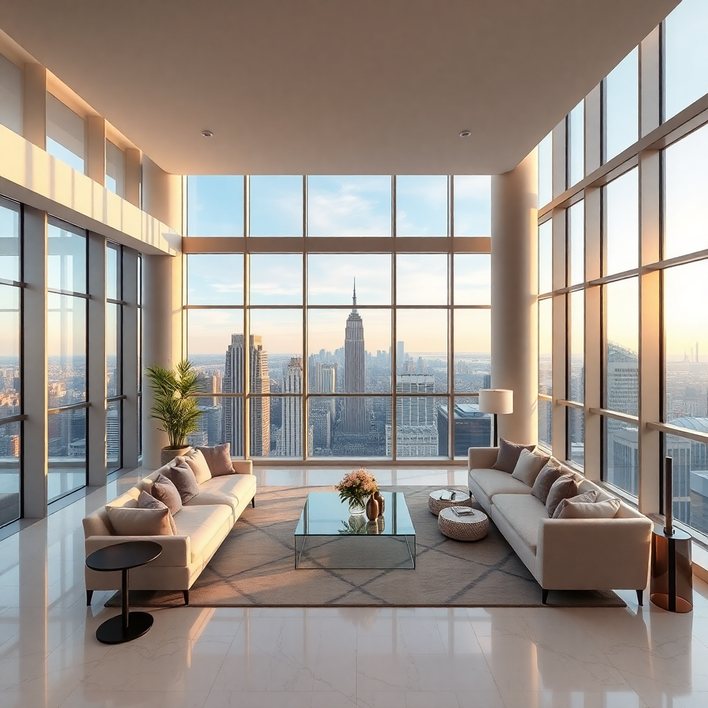 luxury penthouse interior