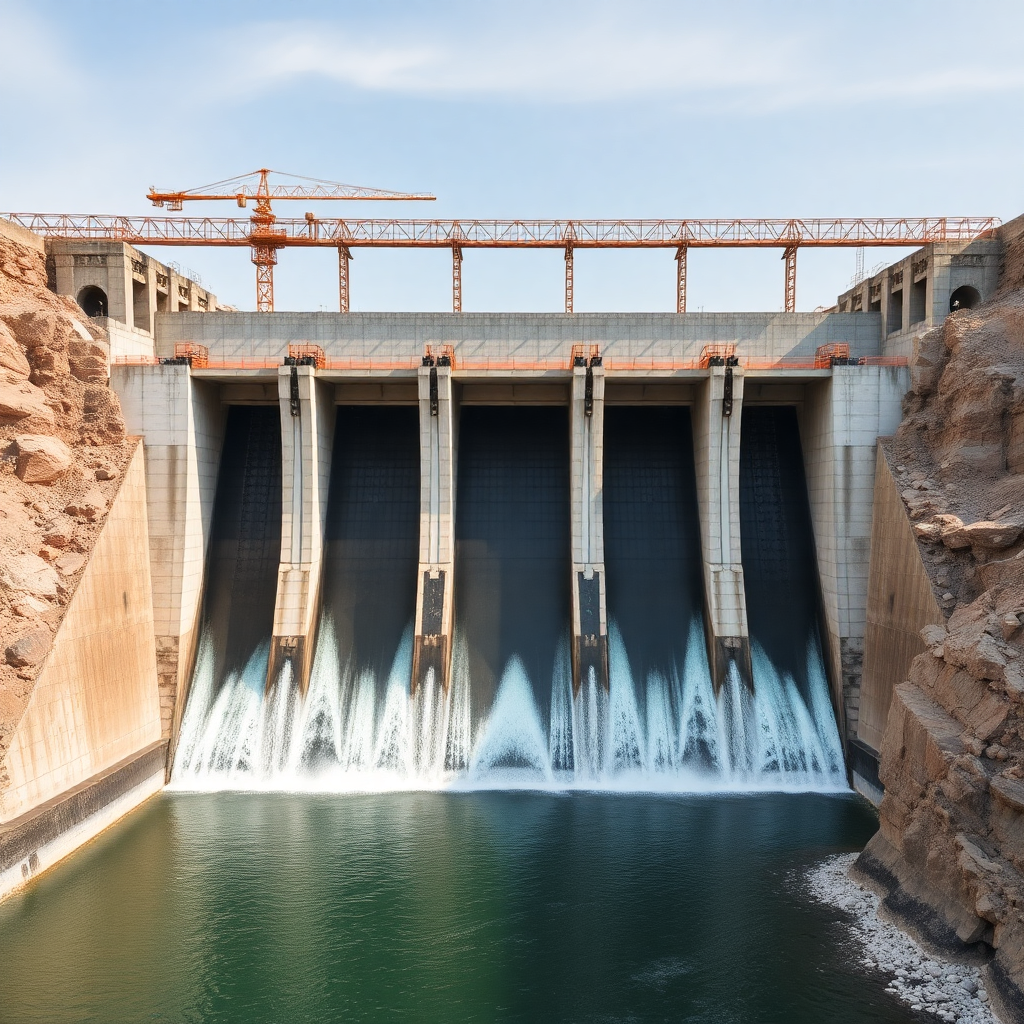 hydroelectric dam construction