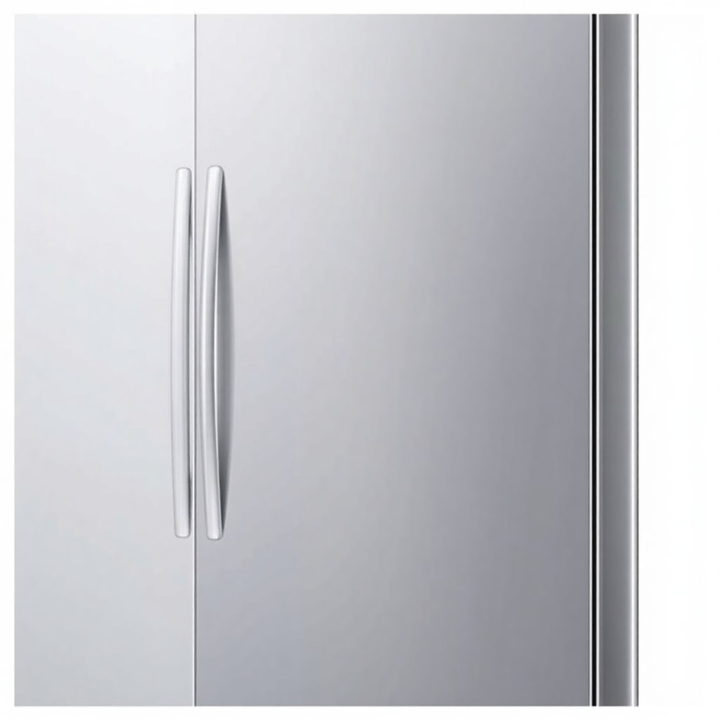 LG refrigerator side view