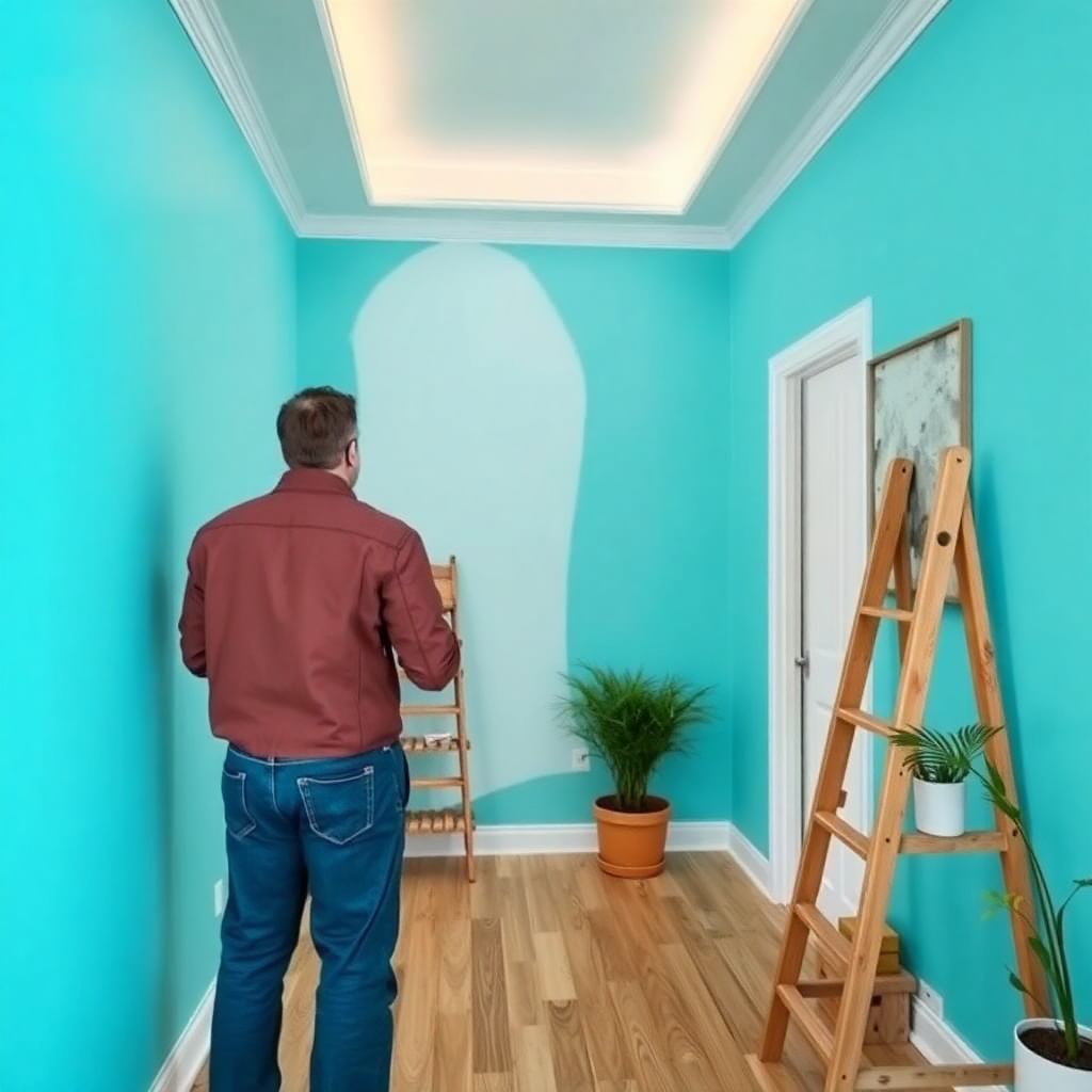 professional painting and finishing work, interior decoration, high-quality craftsmanship