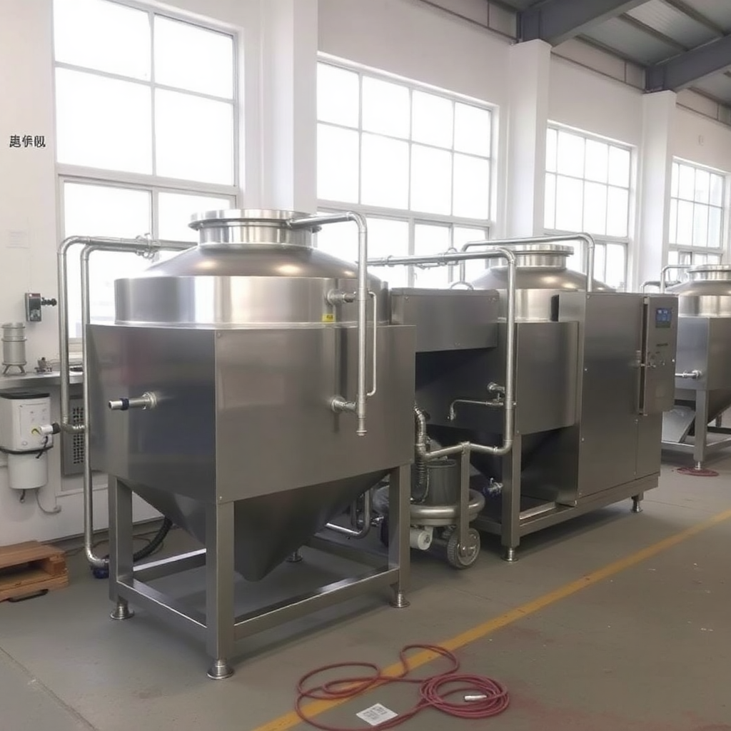 industrial jet cooker equipment, starch cooking machinery, modern industrial equipment, professional manufacturing