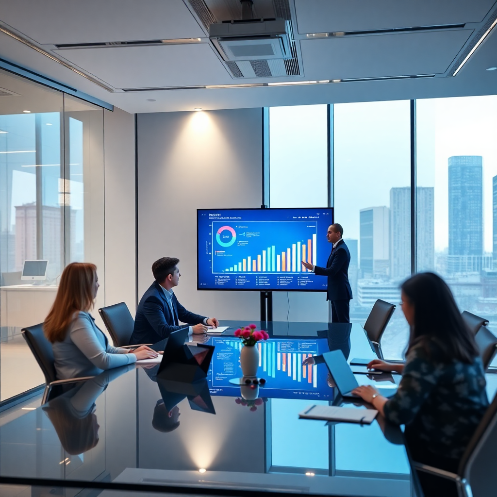 Business strategy meeting