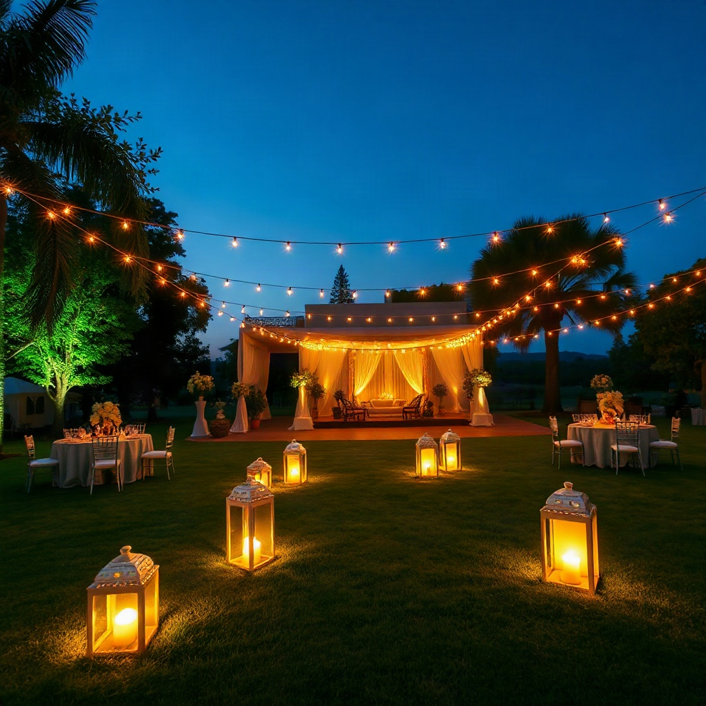 outdoor party plot