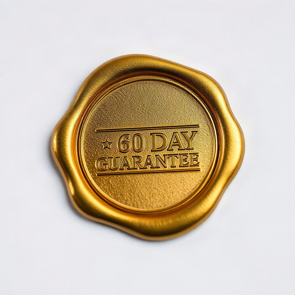 60 Day Satisfaction Guarantee Seal