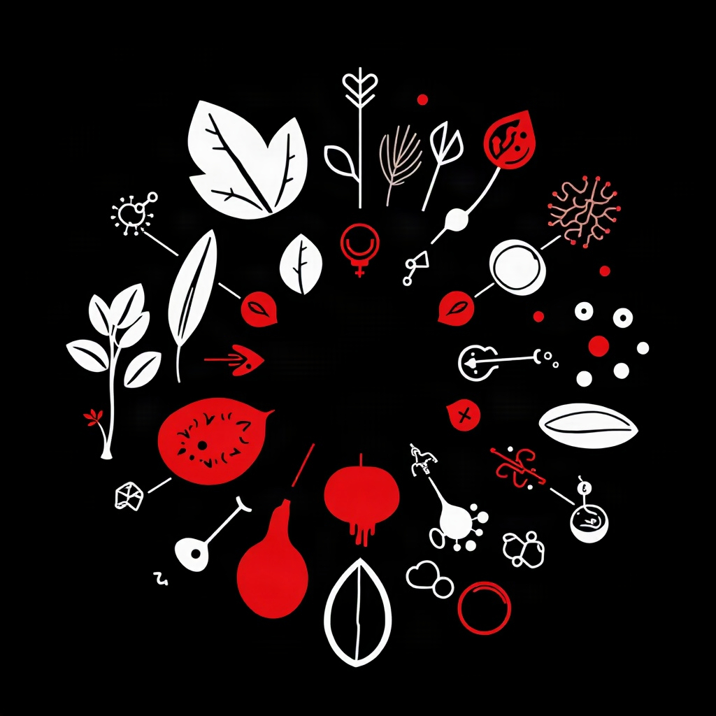 Icon graphic representing SodaPower's botanical and amino acid ingredient blend