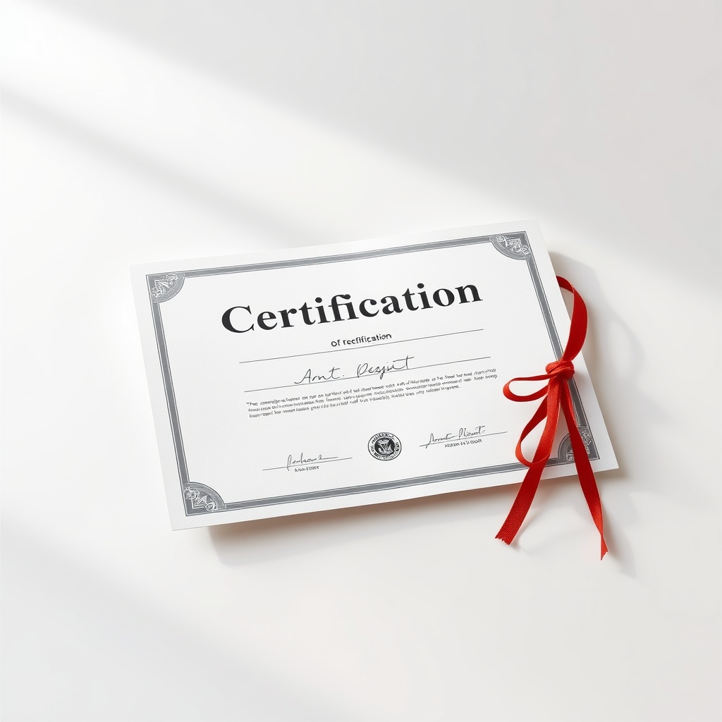 Certificate of Editing