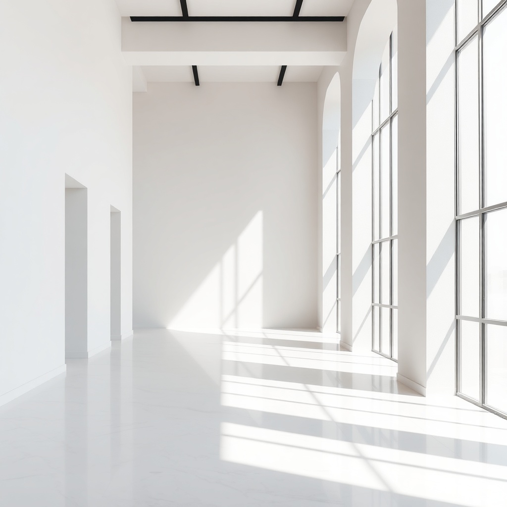 luxury minimal fashion studio shot, clean architectural lines, premium texture
