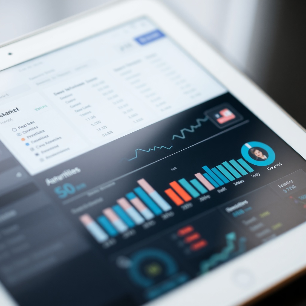Real estate market analytics dashboard