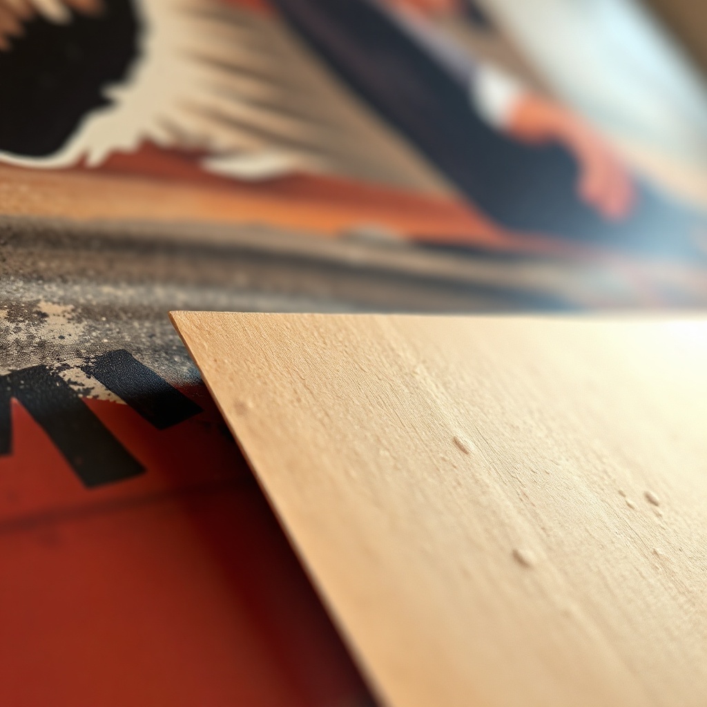 close up of high quality art print textures, soft lighting, professional artist studio vibe