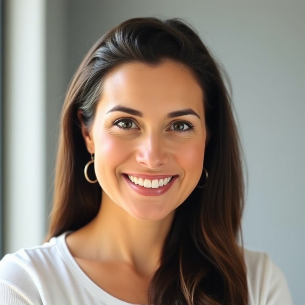 portrait of a female wellness expert, professional headshot