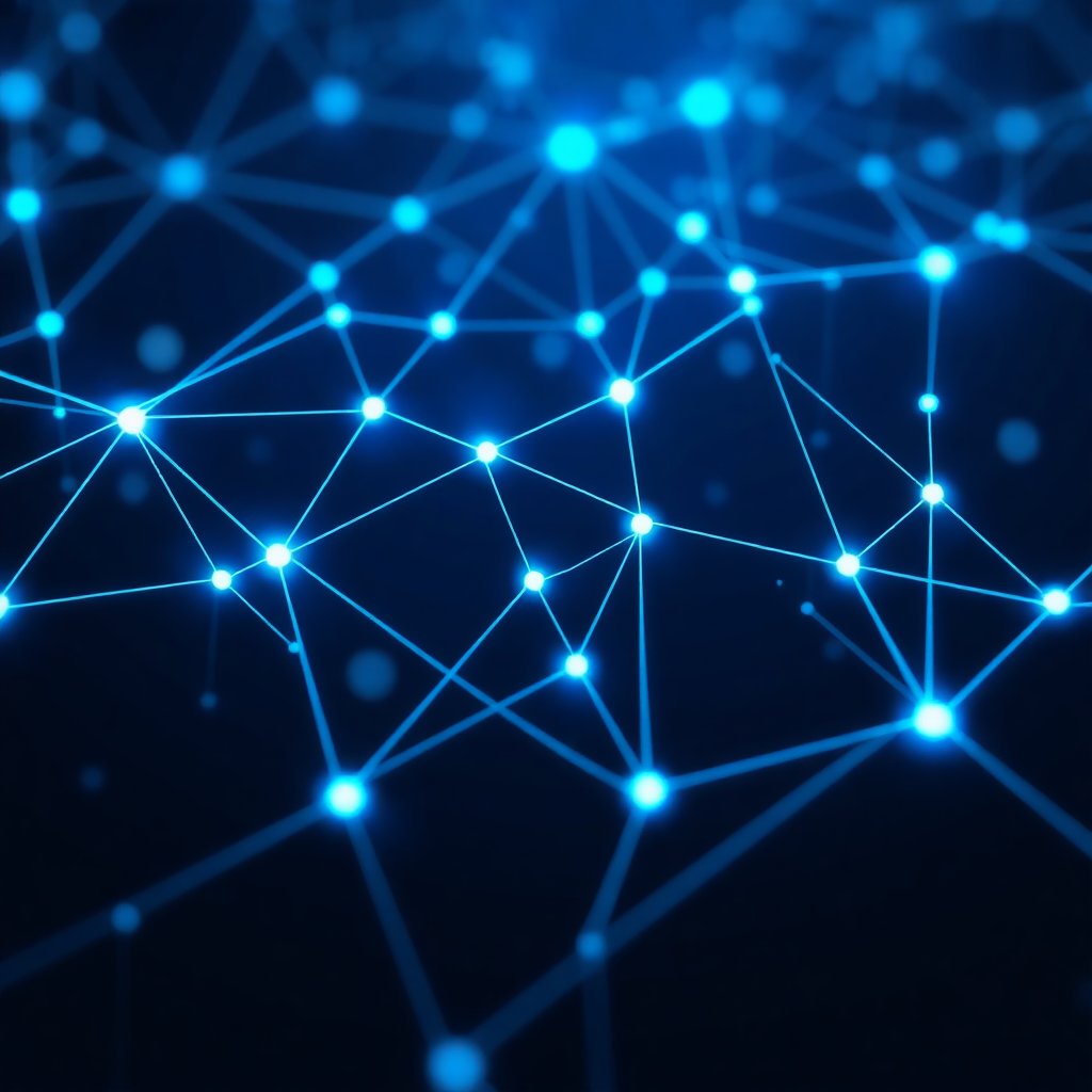 Abstract digital network pattern