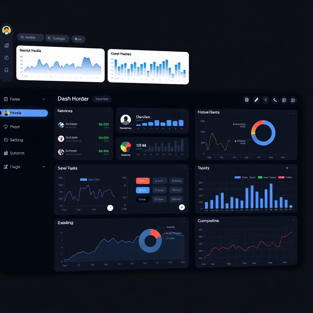 Synapse drag-and-drop dashboard builder interface with configurable widgets and data visualizations