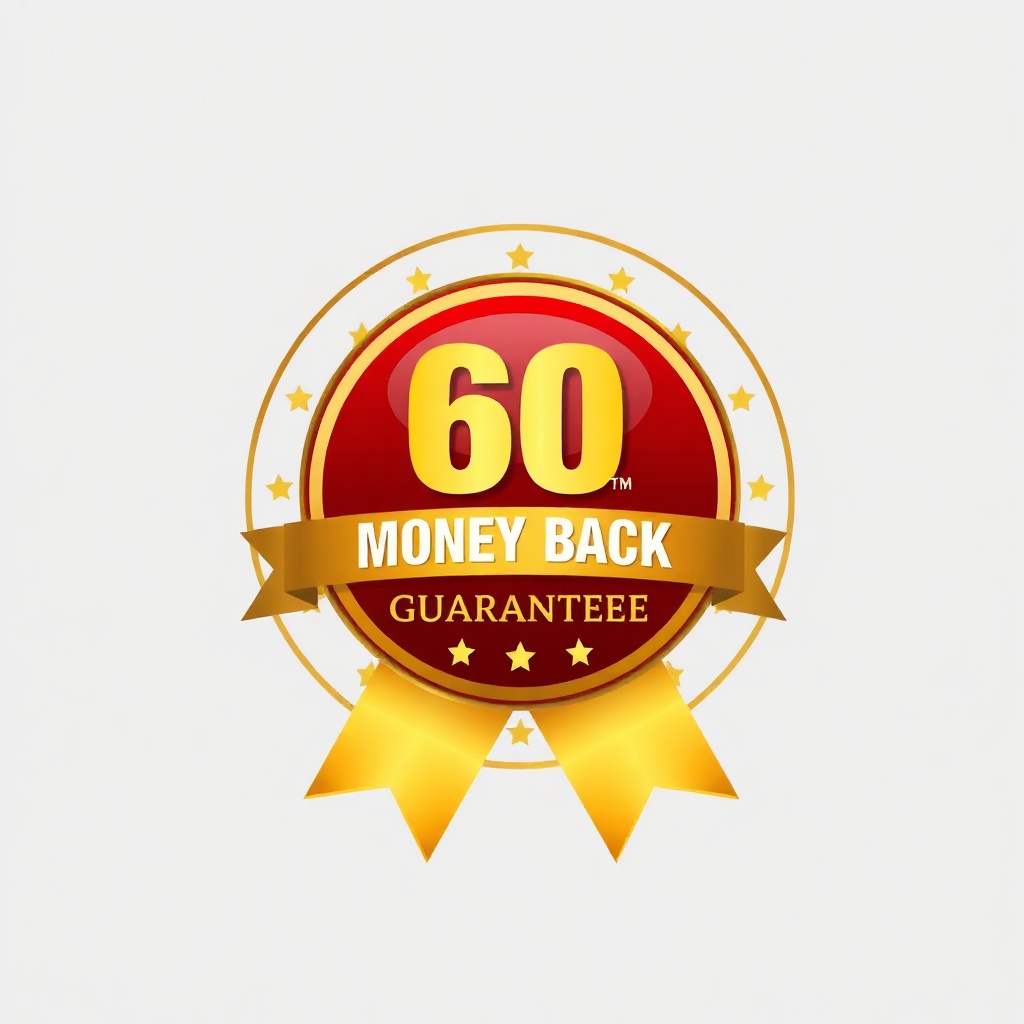 LipoJelly 60-Day Money-Back Guarantee Seal