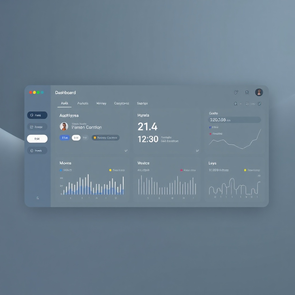 JosephLab abstract software dashboard
