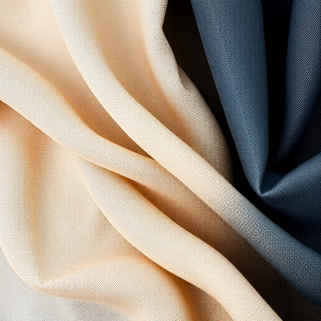 close up of luxury fabric swatches silk linen cotton natural materials fashion blog editorial