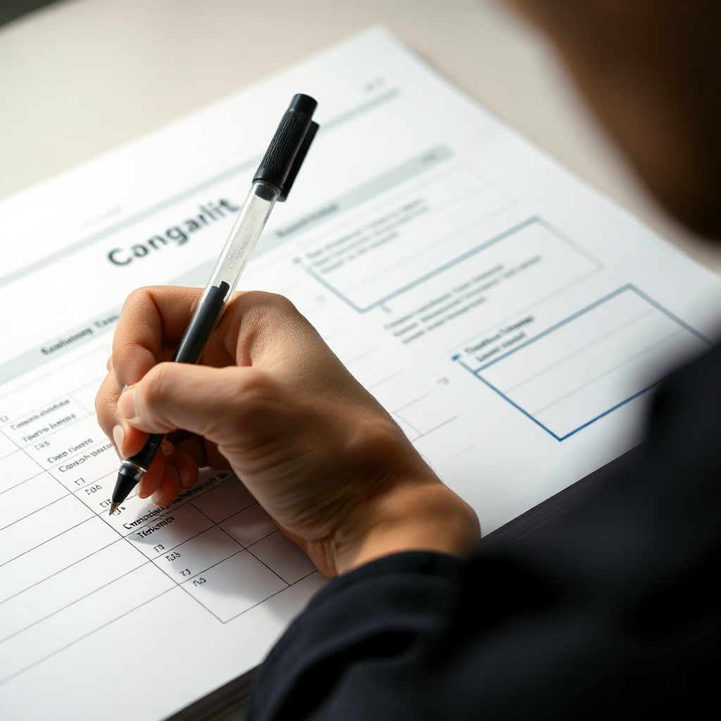 Designer sketching a minimalist Gantt chart in a paper planner while mapping project timelines