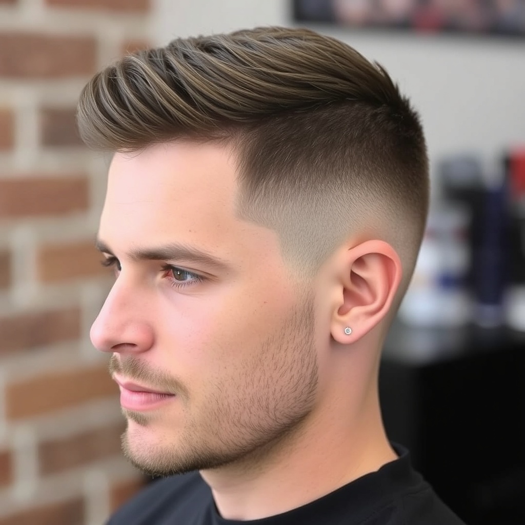 textured crop haircut for men