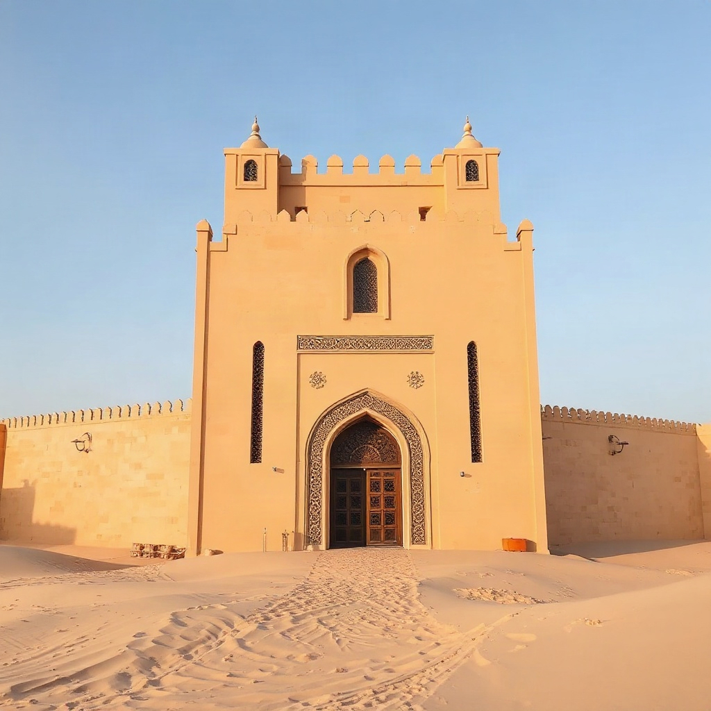 desert sands and architectural heritage, bahrain