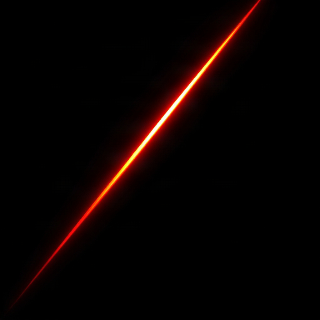 abstract dark background, diagonal glowing red light streak across pure black, subtle hexagon circui