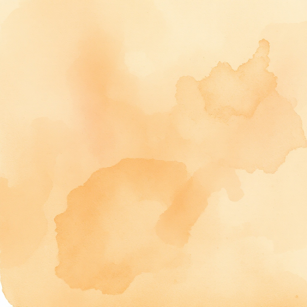 soft abstract watercolor texture in warm peach and sand, calm minimal art, editorial background