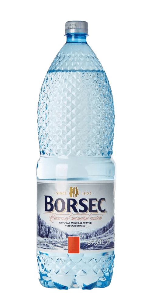 Borsec sparkling mineral water bottle