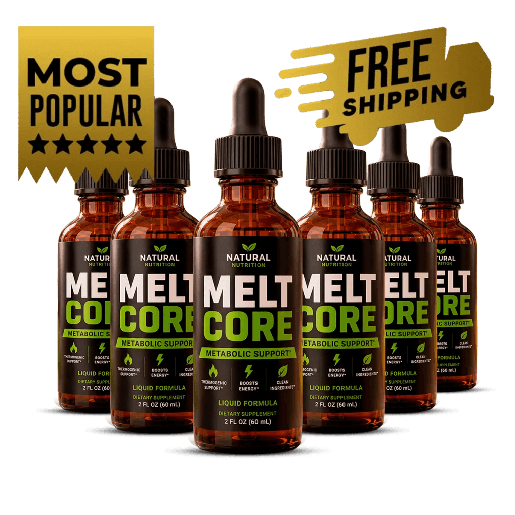 MeltCore 6 bottle package, 180 day supply, biggest discount