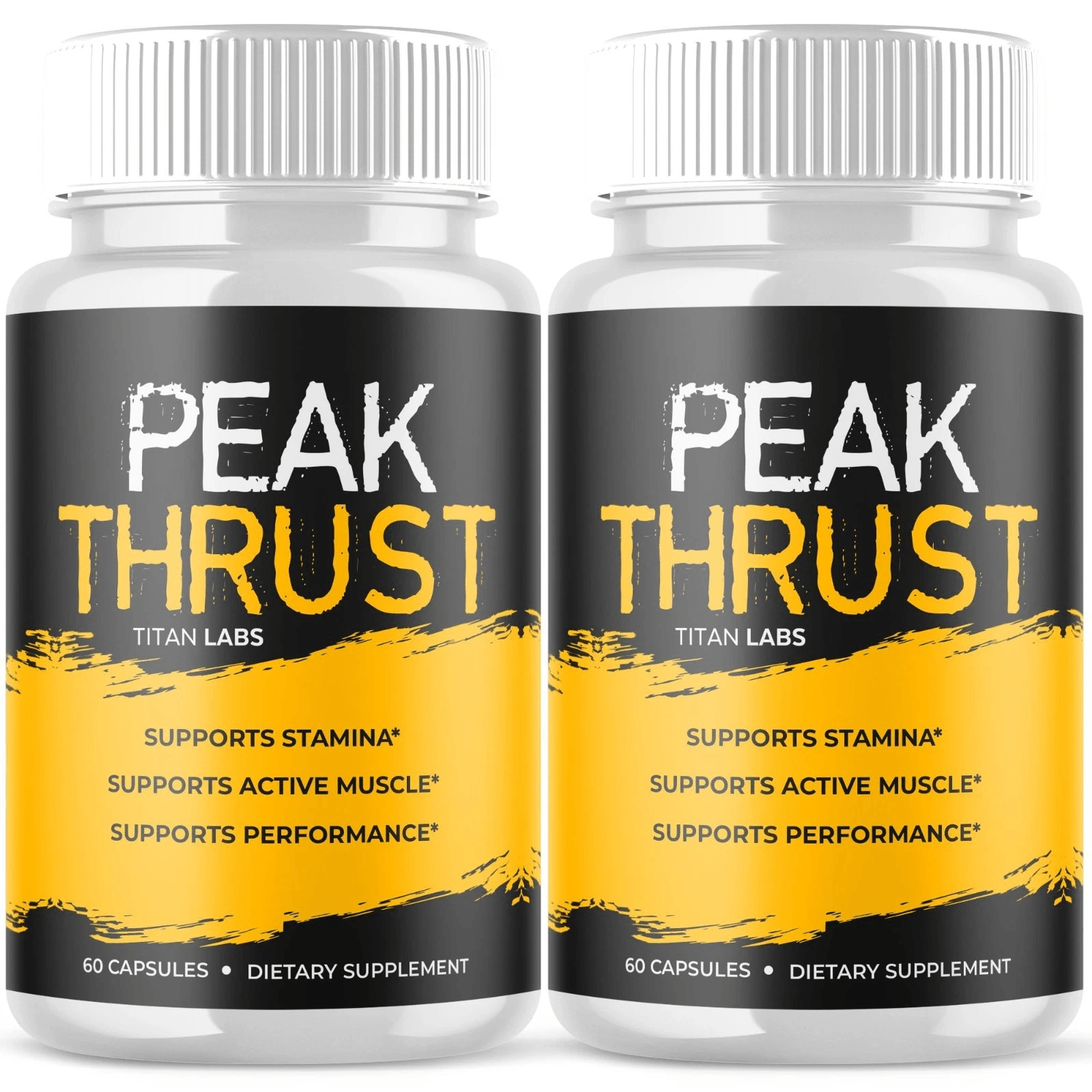 Two bottles of Peak Thrust supplement – 60-day Try Two package