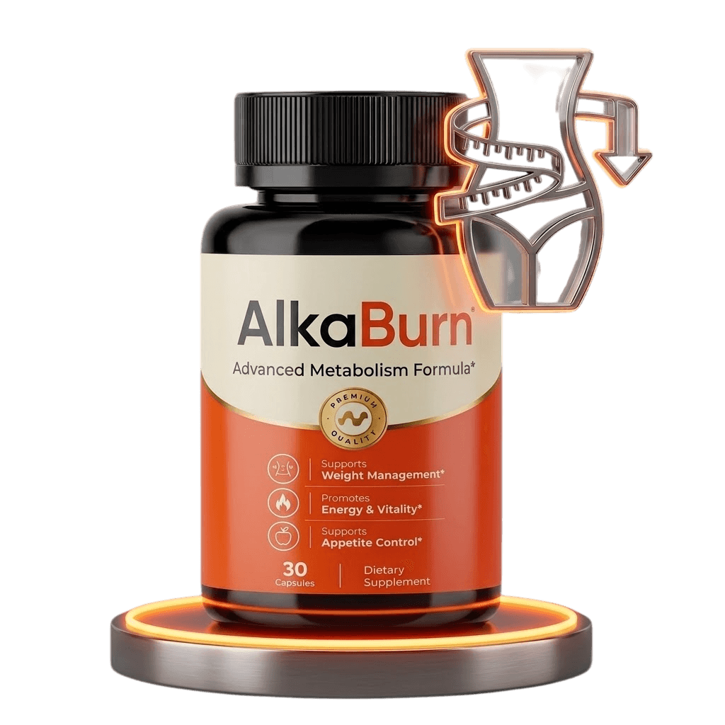AlkaBurn Advanced Metabolism Formula supplement bottle – 30 capsules