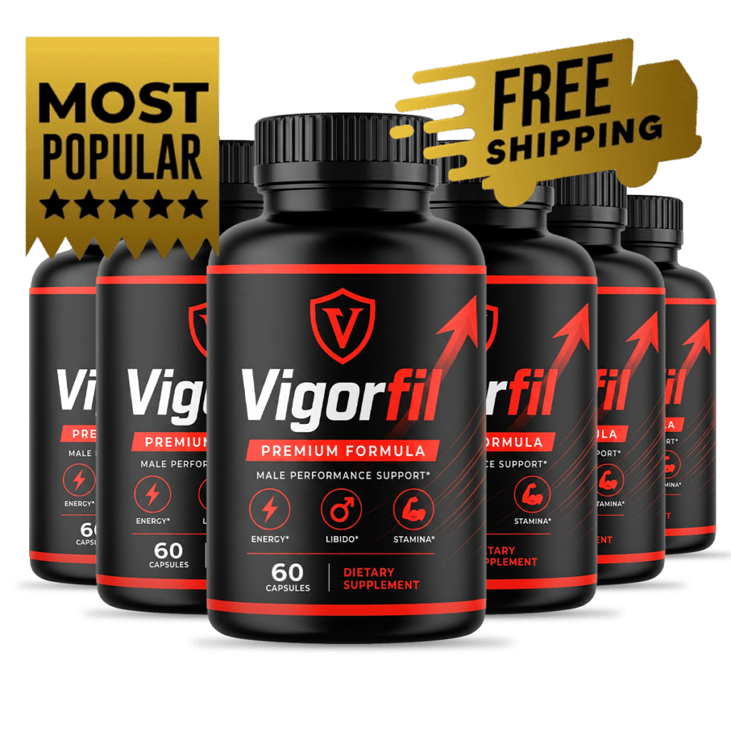 group of six VigorFil supplement bottles, bulk package deal, 6-frascos-MOST-POPULAR-12-1024x1024.png