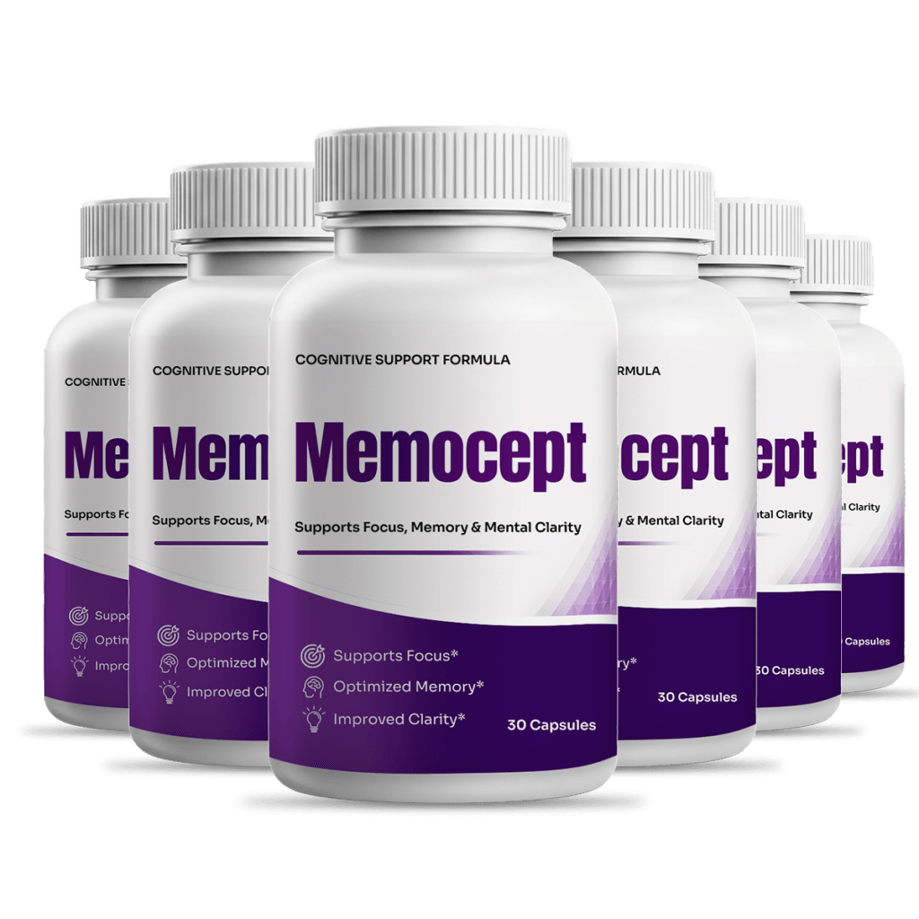 Memocept 6-bottle bundle — 180 Day Supply best value