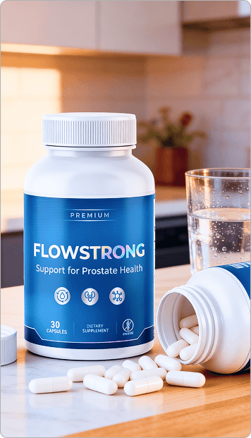 FlowStrong key botanical ingredients illustration