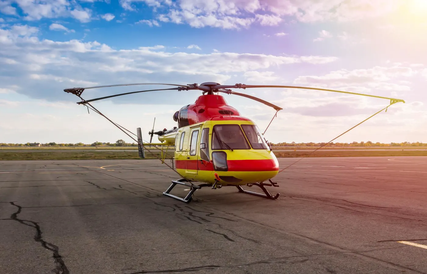 helikopter gotowy do lotu