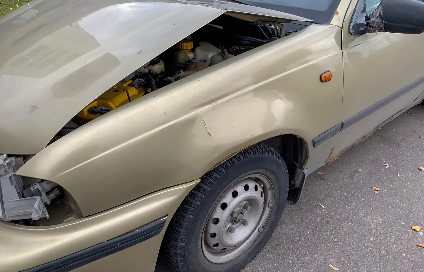 auto po wypadku