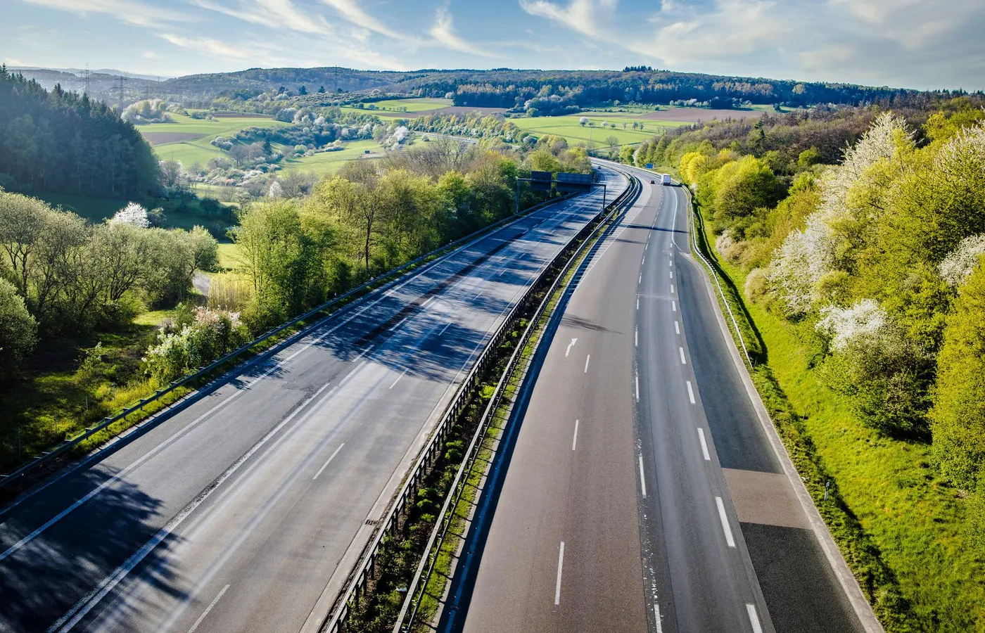 krajobraz autostrady