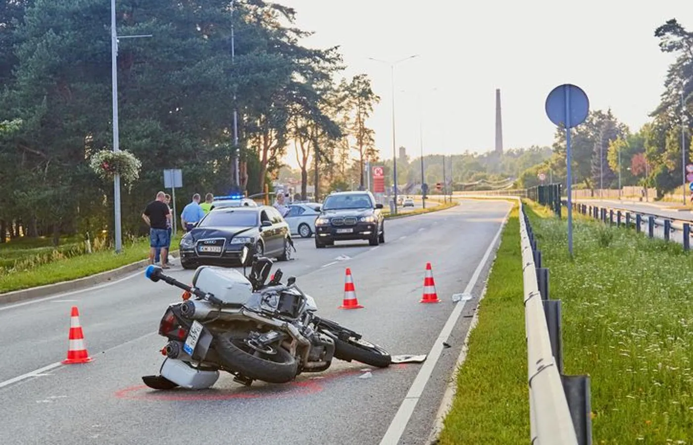 wypadek motocykla