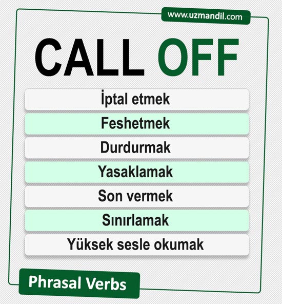 CALL OFF