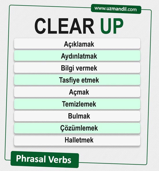 CLEAR UP