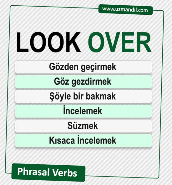 LOOK OVER