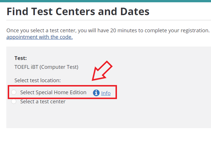 TOEFL HOME EDITION KAYIT